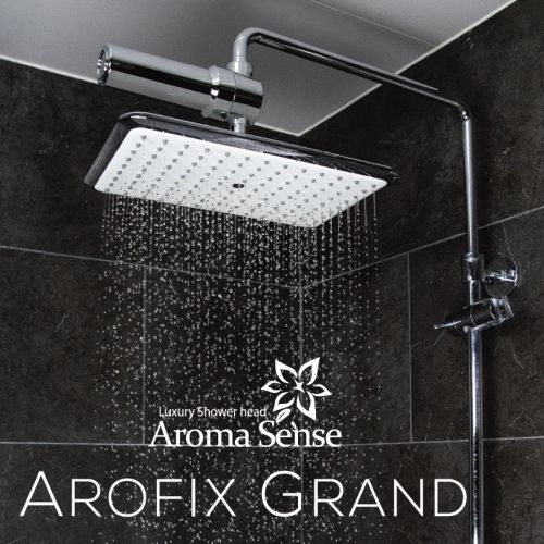 Aroma Sense Arofix Grand -sadesuihkupää aromaterapialla