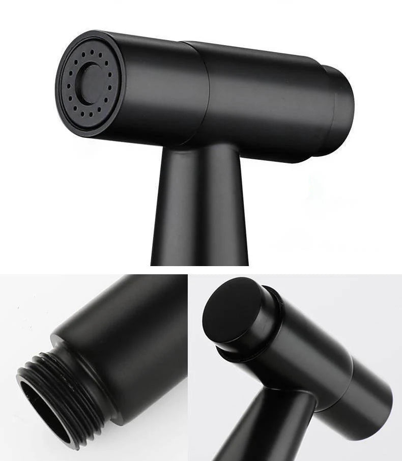 Bideesuihku ruostumattomasta teräksestä musta