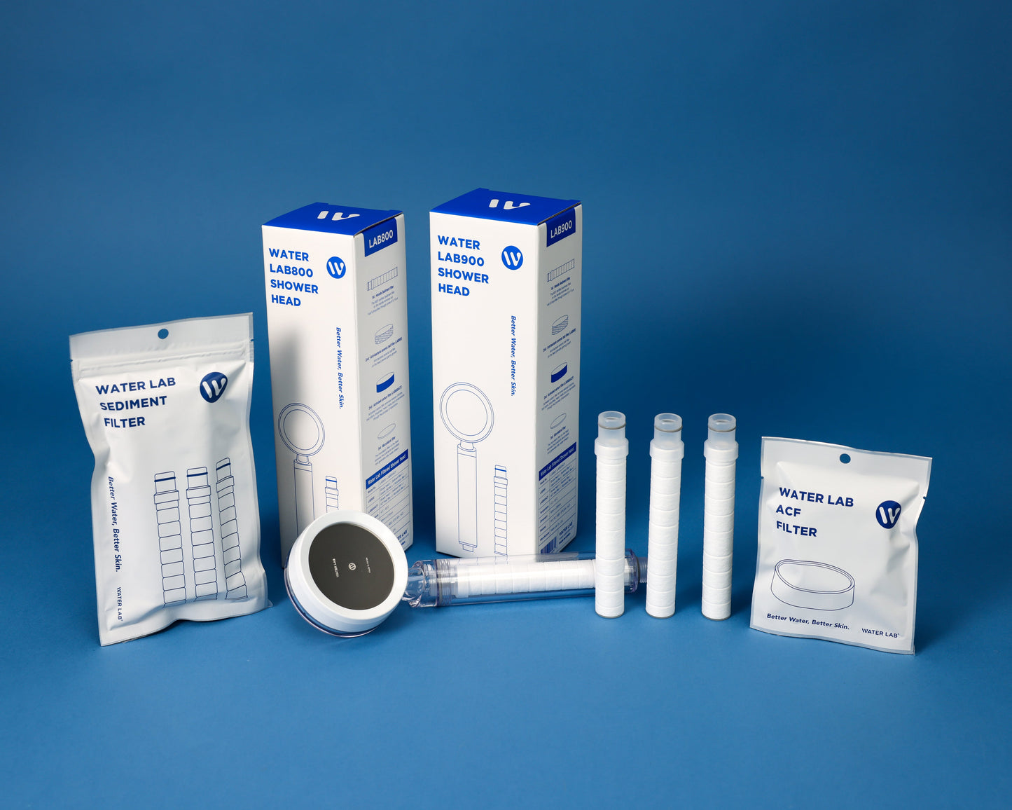 WACF-aktiivihiilisuodatin ARO800-, AS-9000- ja SJW-suihkupäille